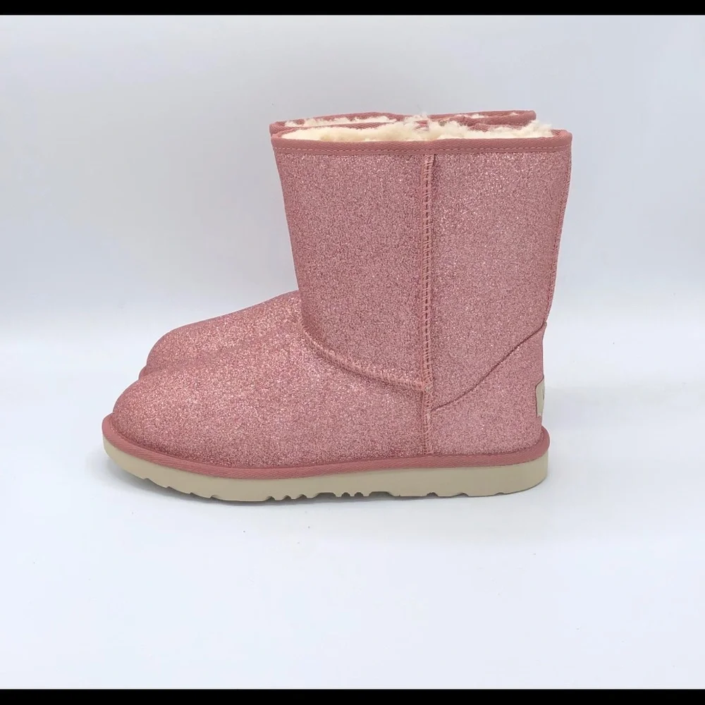 NEW UGG Classic II Glitter Big‎ Kids Boot